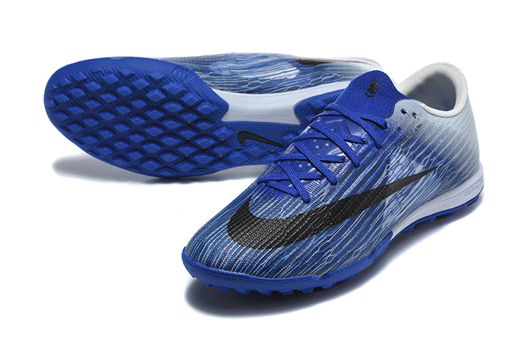 Tenis de Fútbol Nike Mercurial Vapor Academy TF - Azul, Blanco y Negro (Sintético / Turf)