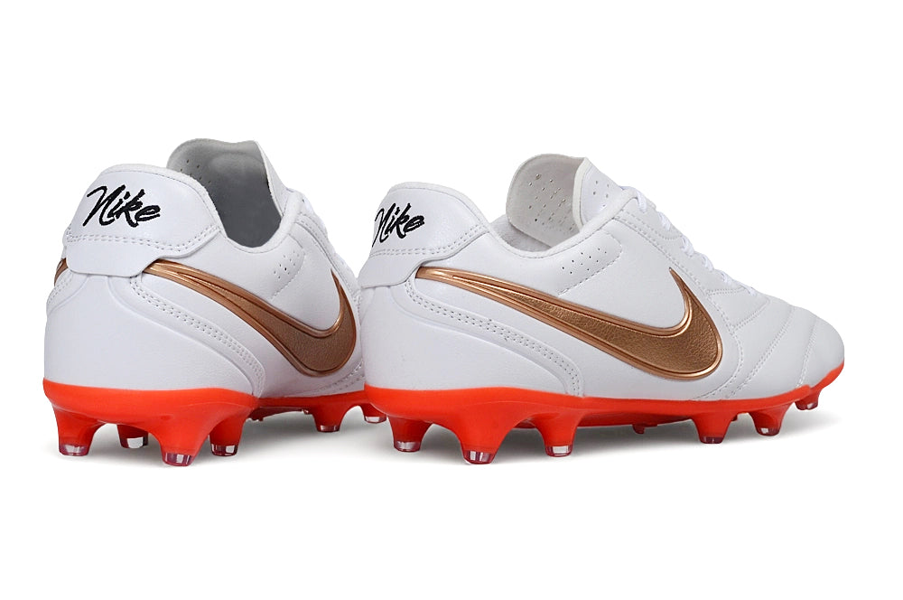 Tacos de Fútbol Nike Tiempo Ligera Pro FG - Blanco / Dorado (Césped Natural / Firm Ground)