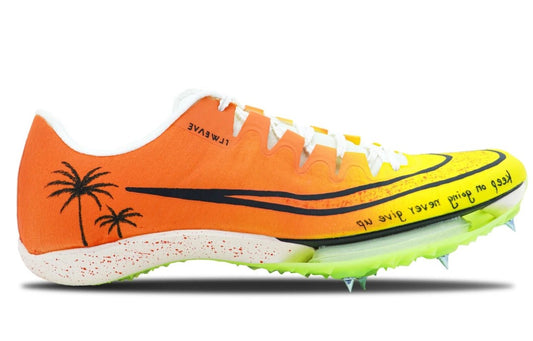 Spikes Nike Air Zoom MaxFly (Amarillo, Naranja y Negro / Keep on Going)
