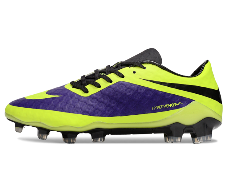 Tacos de Fútbol Nike Hypervenom Phantom FG - Amarillo / Morado (Césped Natural / Firm Ground)