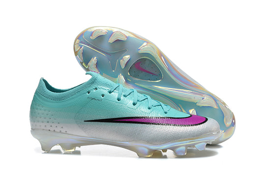 Tacos de Fútbol Nike Mercurial Vapor 17 Elite FG - Turquesa, Blanco y Magenta (Césped Natural)
