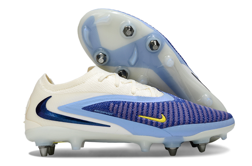 Tacos de Fútbol Nike Phantom GX 2 Elite SG - Beige / Azul (Césped Natural / Soft Ground)