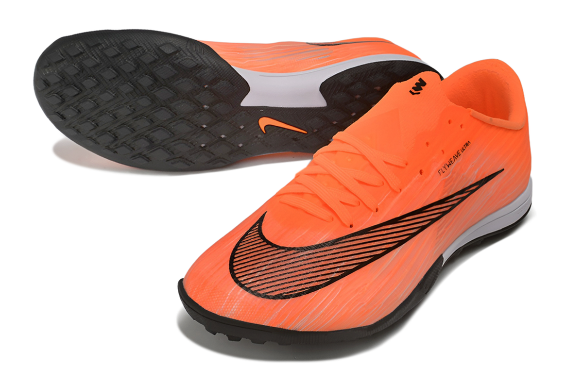 Tenis de Fútbol Nike Mercurial Vapor Academy TF - Naranja y Negro (Sintético / Turf)