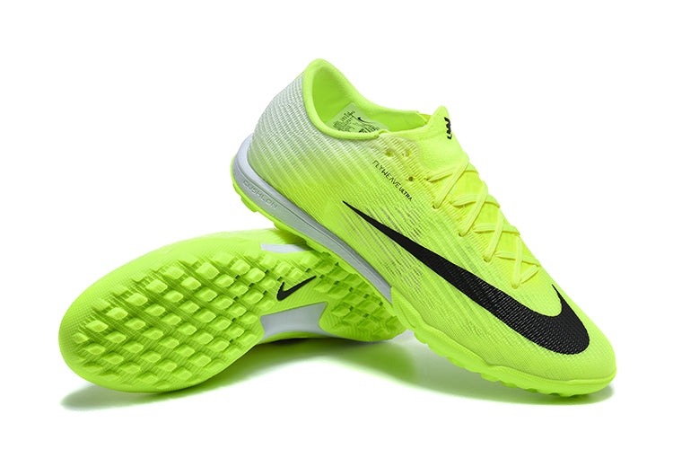 Tenis de Fútbol Nike Mercurial Vapor Academy TF - Verde Lima y Negro (Sintético / Turf)