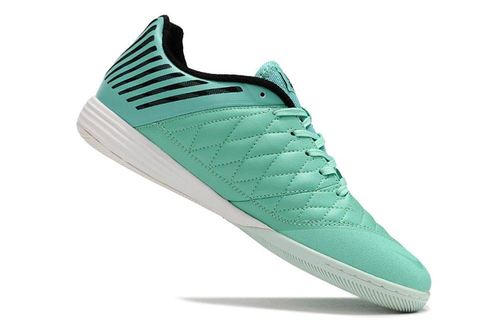 Tenis de Fútbol Nike Lunar Gato II - Turquesa / Menta, Swoosh Rojo, Forro Negro y Suela Turquesa (Césped Interior / Futsal)