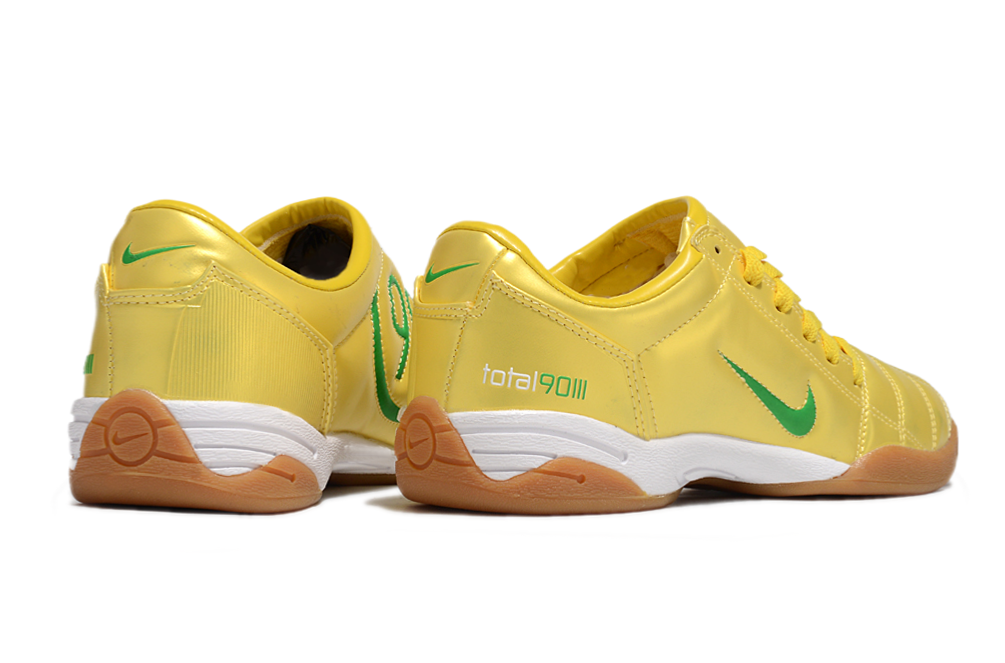 Tenis de Fútbol Nike Total 90 IC - Amarillo / Verde (Césped Interior / Futsal)