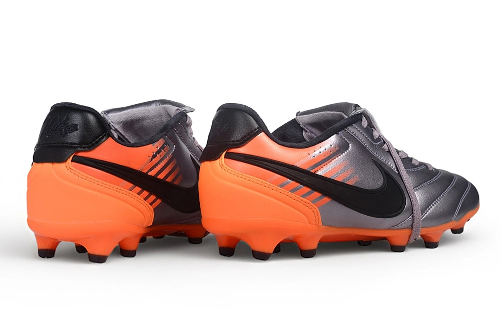 Tacos de Fútbol Nike Tiempo Ligera Pro FG - Gris / Naranja (Césped Natural / Firm Ground)