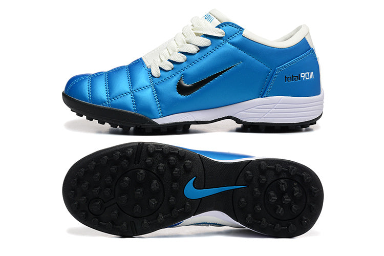 Tenis de Fútbol Nike Total 90 TF - Azul / Negro (Césped Sintético / Turf)