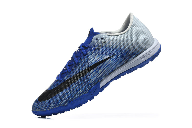 Tenis de Fútbol Nike Mercurial Vapor Academy TF - Azul, Blanco y Negro (Sintético / Turf)