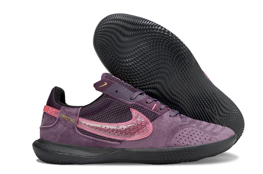 Tenis de Fútbol Nike Street Gato - Morado Oscuro y Negro (Césped Interior / Futsal)
