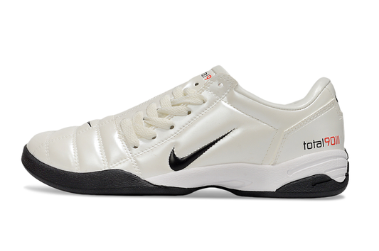 Tenis de Fútbol Nike Total 90 IC - Blanco / Negro (Césped Interior / Futsal)