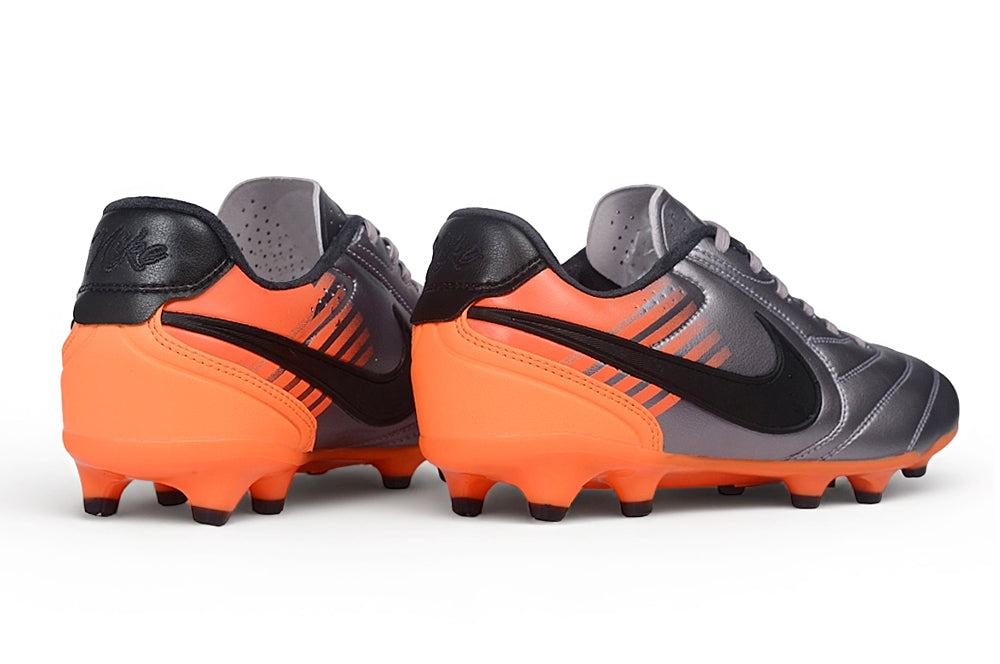 Tacos de Fútbol Nike Tiempo Ligera Pro FG - Gris / Naranja (Césped Natural / Firm Ground)