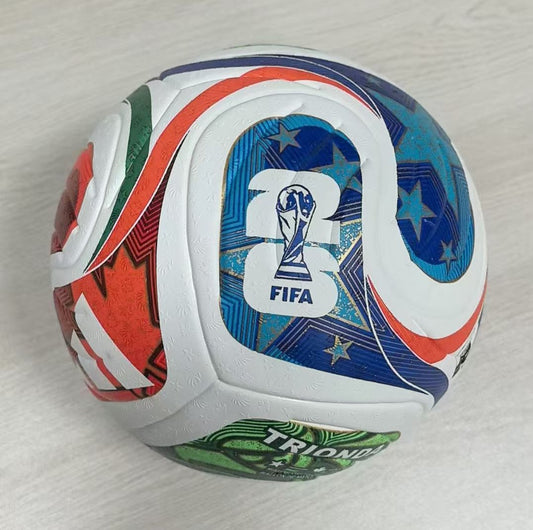 Balón Adidas FIFA Trionda Pro (Blanco, Multicolor - Azul, Rojo y Verde)
