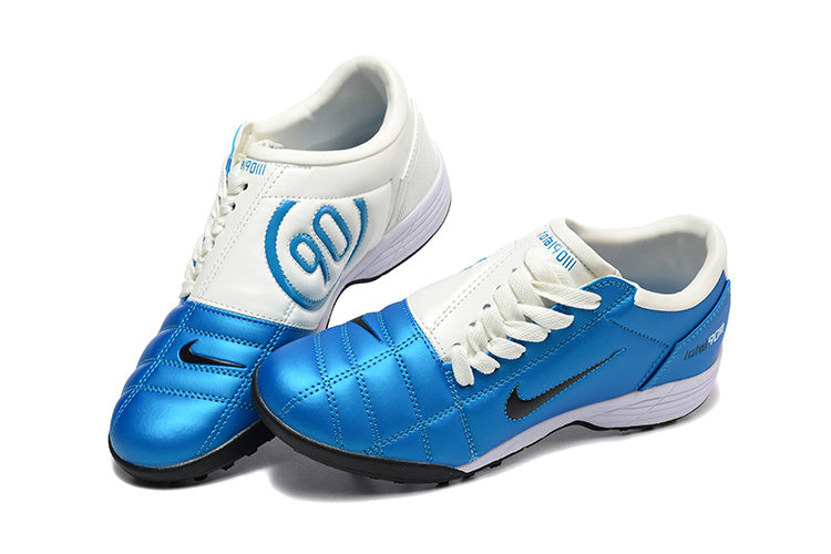 Tenis de Fútbol Nike Total 90 TF - Azul / Negro (Césped Sintético / Turf)