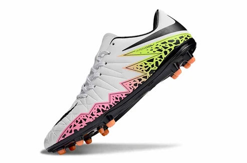 Tacos de Fútbol Nike Hypervenom Phantom II FG - Blanco / Negro / Multicolor (Césped Natural / Firm Ground)