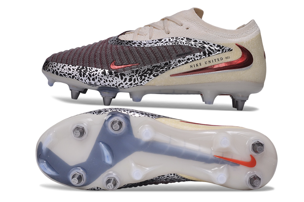 Tacos de Fútbol Nike Phantom GX 2 Elite SG - Beige / Marrón / Estampado (Césped Natural / Soft Ground)