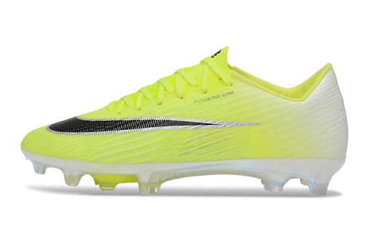 Tacos de Fútbol Nike Mercurial Vapor 17 Elite FG - Amarillo Volt, Blanco y Negro (Césped Natural)