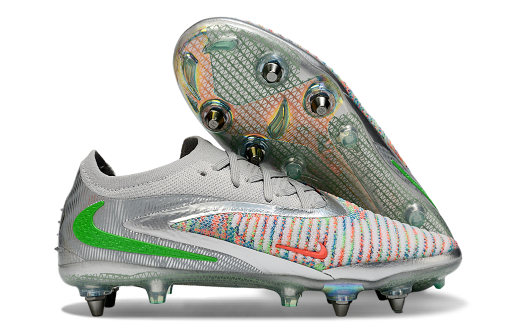 Tacos de Fútbol Nike Phantom GX 2 Elite SG - Gris / Multicolor (Césped Natural / Soft Ground)