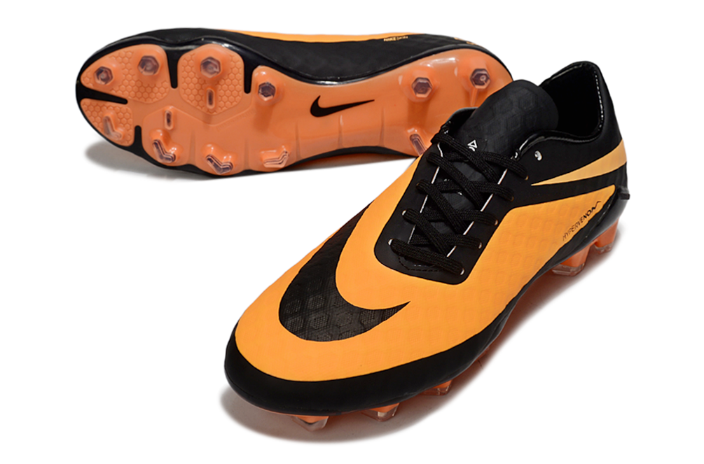 Tacos de Fútbol Nike Hypervenom Phantom FG - Naranja / Negro (Césped Natural / Firm Ground)