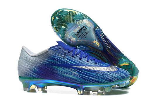 Tacos de Fútbol Nike Mercurial Vapor 17 Elite FG - Azul y Plateado (Césped Natural)