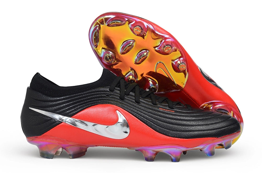 Tacos de Fútbol Nike Tiempo Maestro FG - Negro / Rojo (Césped Natural / Firm Ground)