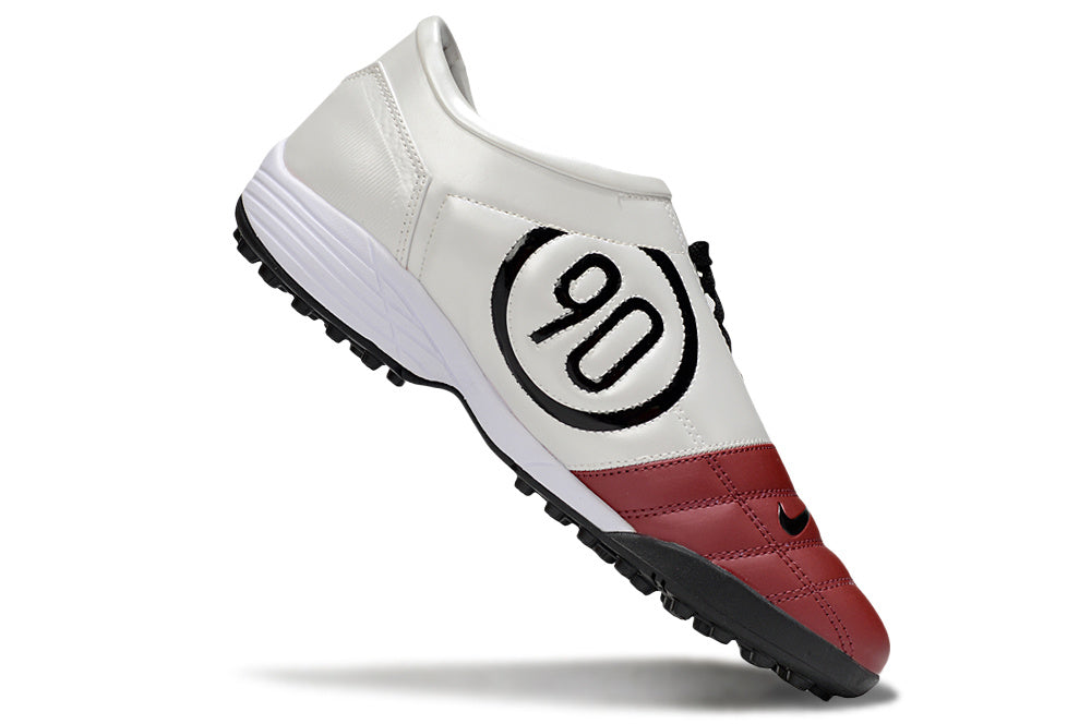 Tenis de Fútbol Nike Total 90 TF - Rojo / Blanco (Césped Sintético / Turf)