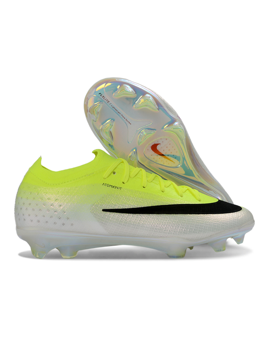 Tacos de Fútbol Nike Mercurial Vapor 17 Elite FG - Amarillo y Blanco (Césped Natural)