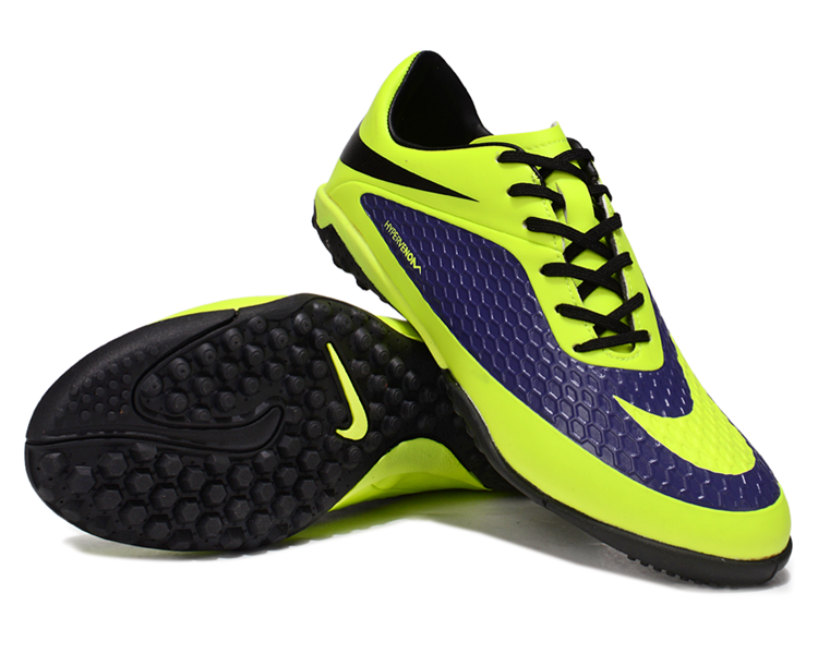 Tenis de Fútbol Nike Hypervenom Phantom TF - Amarillo / Morado (Césped Sintético / Turf)