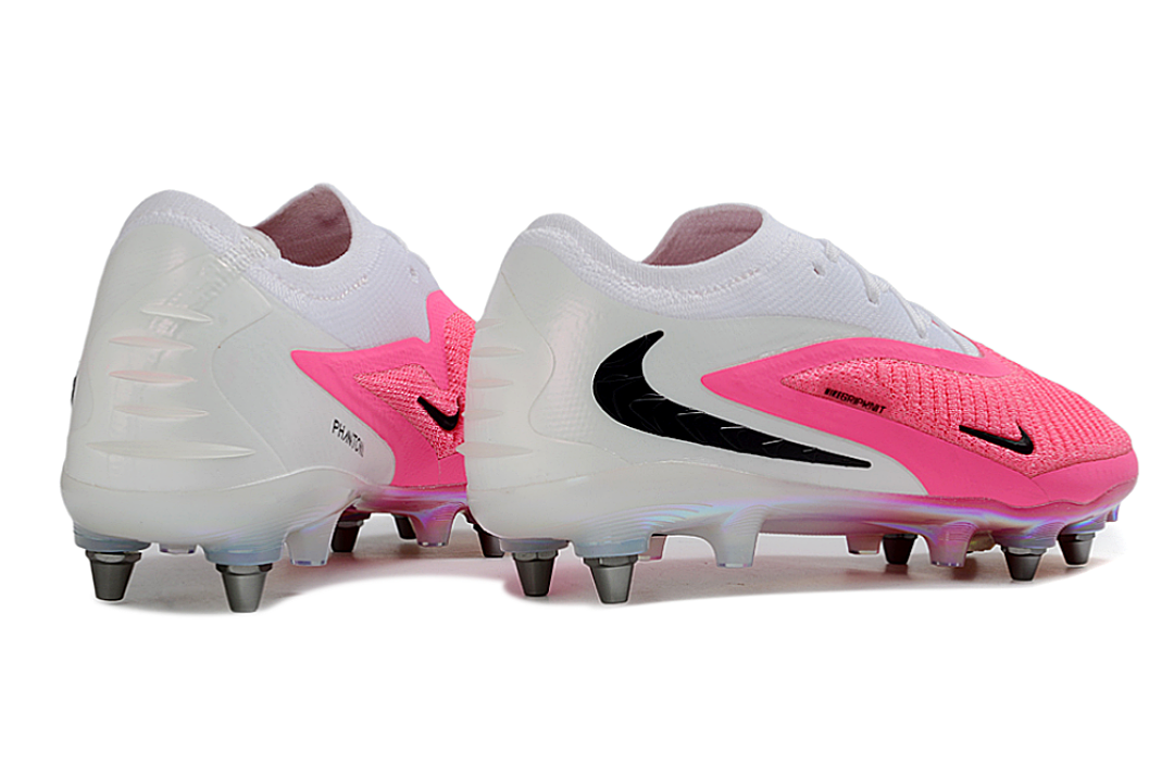 Tacos de Fútbol Nike Phantom GX 2 Elite SG - Blanco / Rosa (Césped Natural / Soft Ground)