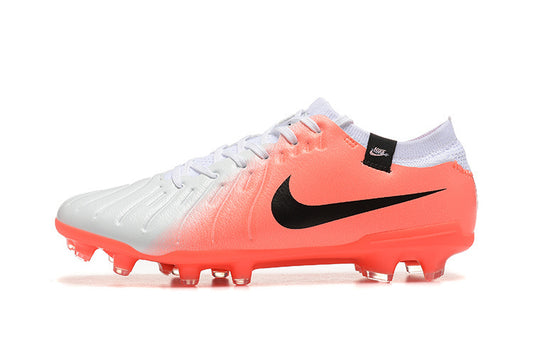 Tacos de Fútbol Nike Tiempo Legend 9 Elite FG - Coral y Blanco (Césped Natural / Firm Ground)