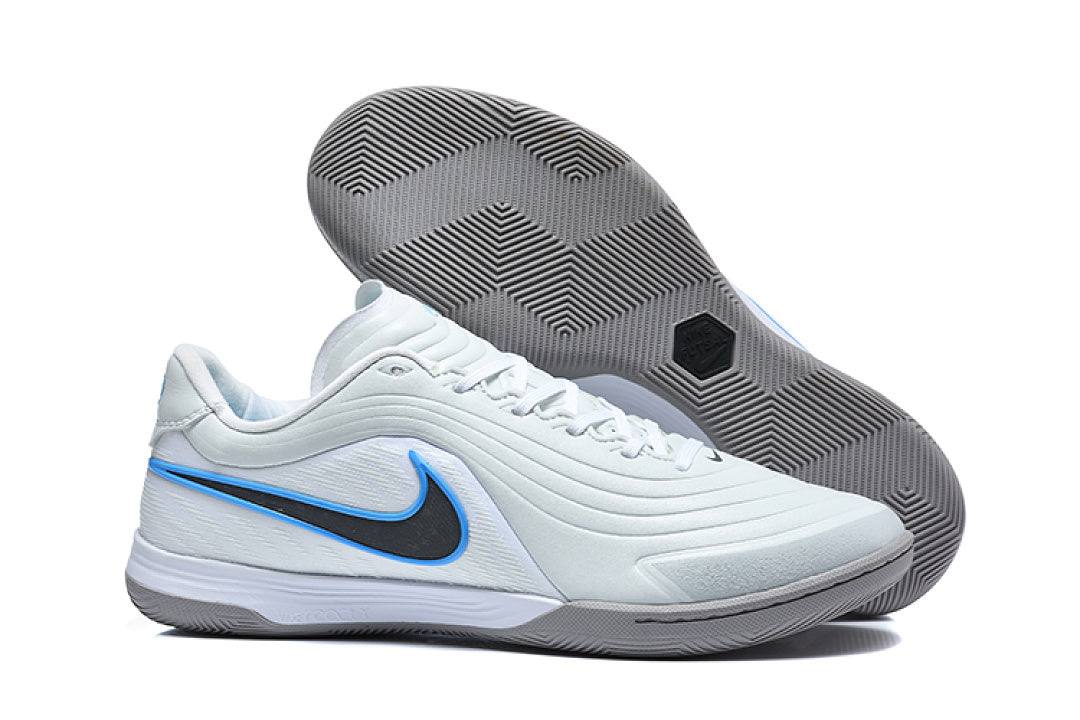 Tenis de Fútbol Nike Tiempo IC - Blanco / Negro (Césped Interior / Futsal)