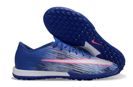 Tenis de Fútbol Nike Mercurial Vapor Academy TF - Azul, Blanco y Rosado (Sintético / Turf)