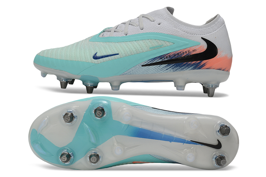 Tacos de Fútbol Nike Phantom GX 2 Elite SG - Blanco / Turquesa (Césped Natural / Soft Ground)