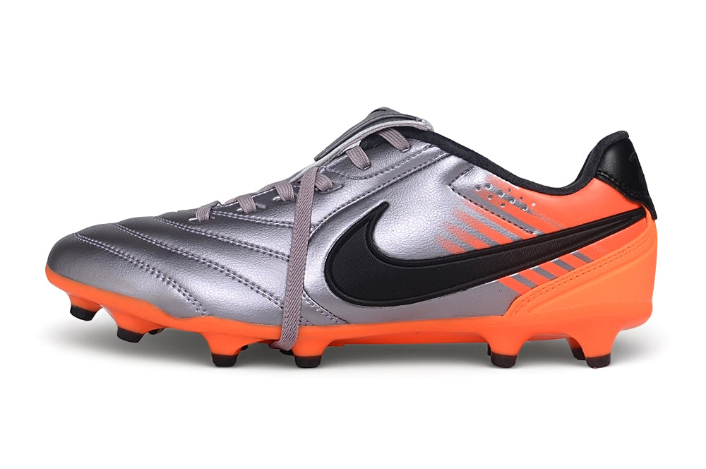 Tacos de Fútbol Nike Tiempo Ligera Pro FG - Gris / Naranja (Césped Natural / Firm Ground)