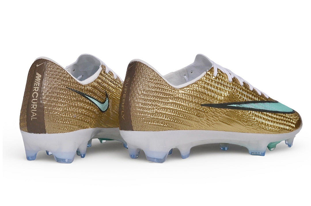 Tacos de Fútbol Nike Mercurial Superfly 11 FG - Dorado / Blanco (Césped Natural / Firm Ground)