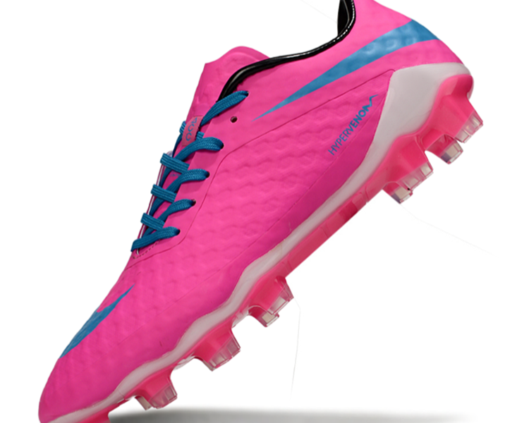 Tacos de Fútbol Nike Hypervenom Phantom FG - Rosado / Azul (Césped Natural / Firm Ground)