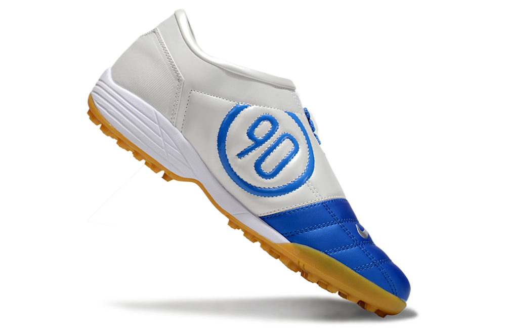 Tenis de Fútbol Nike Total 90 TF - Azul / Blanco (Césped Sintético / Turf)