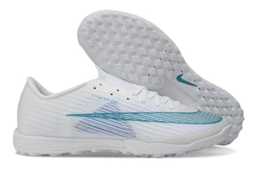 Tenis de Fútbol Nike Mercurial Vapor - Blanco y Turquesa (Sintético / Turf)