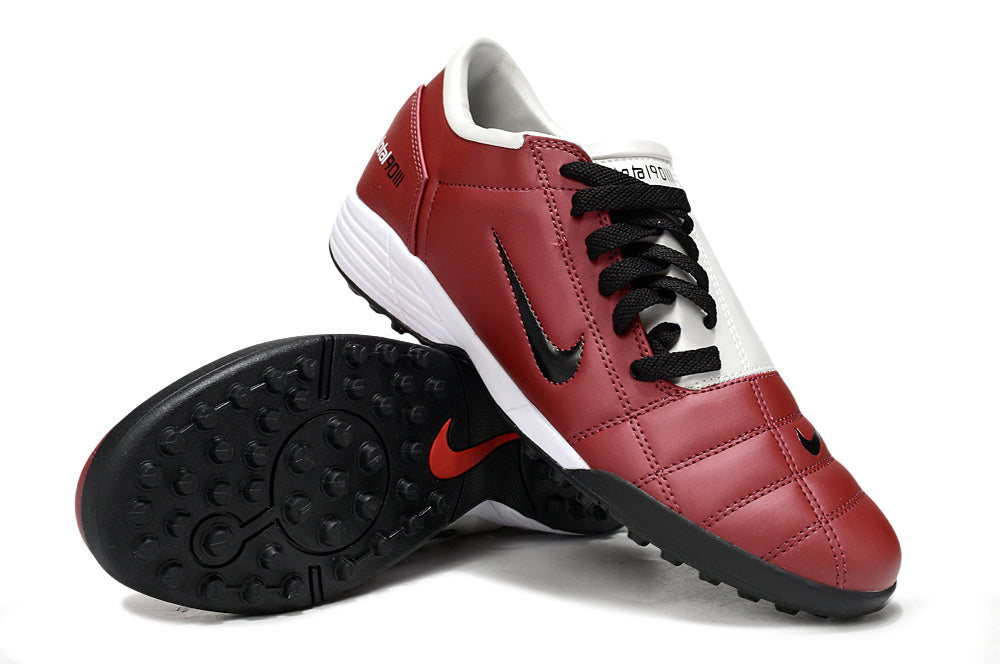 Tenis de Fútbol Nike Total 90 TF - Rojo / Blanco (Césped Sintético / Turf)