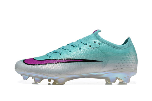 Tacos de Fútbol Nike Mercurial Vapor 17 Elite FG - Turquesa, Blanco y Magenta (Césped Natural)