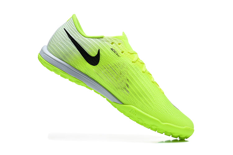 Tenis de Fútbol Nike Mercurial Vapor Academy TF - Verde Lima y Negro (Sintético / Turf)