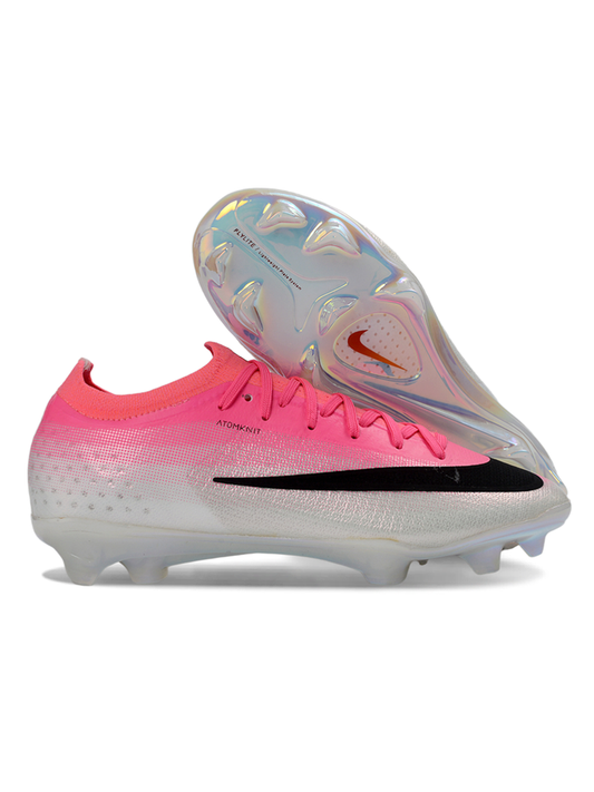 Tacos de Fútbol Nike Mercurial Vapor 17 Elite FG - Rosado y Blanco (Césped Natural)