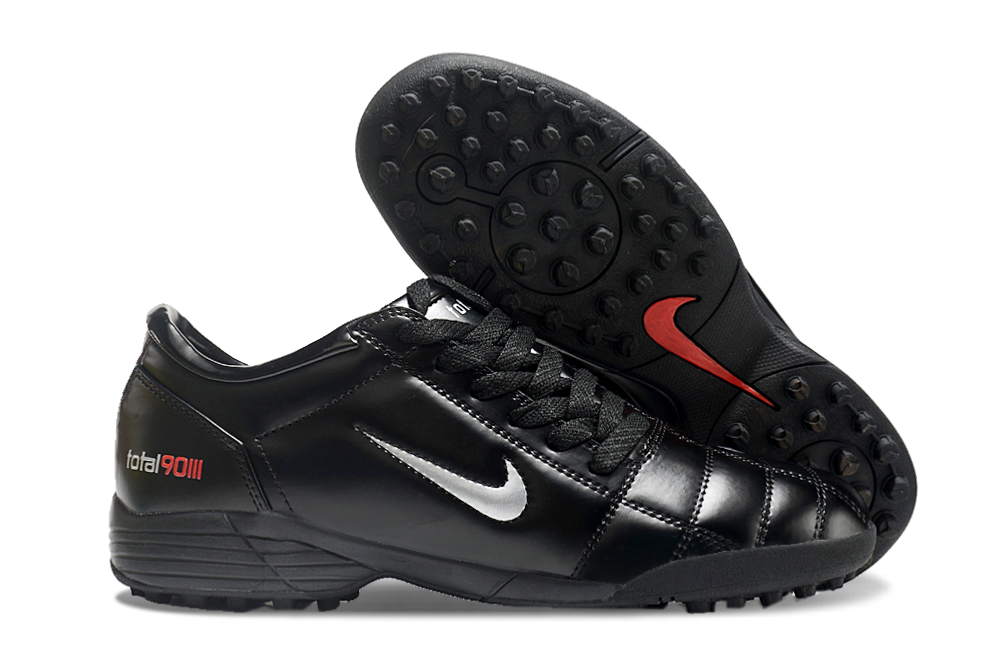 Tenis de Fútbol Nike Total 90 TF - Negro (Césped Sintético / Turf)