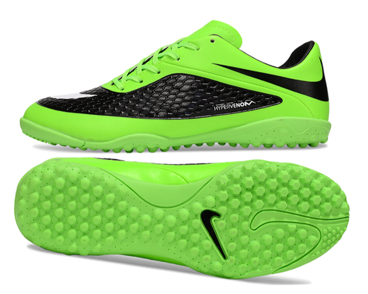 Tenis de Fútbol Nike Hypervenom Phantom TF - Verde / Negro (Césped Sintético / Turf)