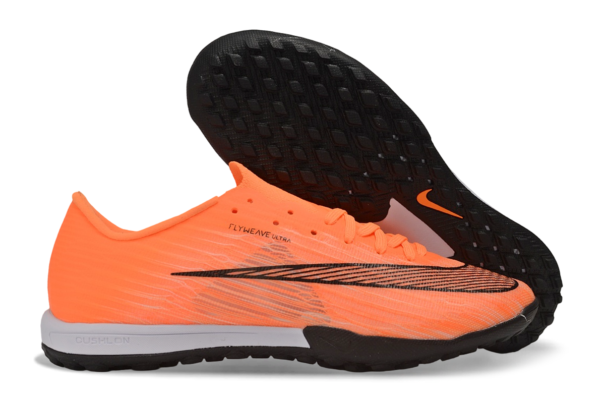 Tenis de Fútbol Nike Mercurial Vapor Academy TF - Naranja y Negro (Sintético / Turf)