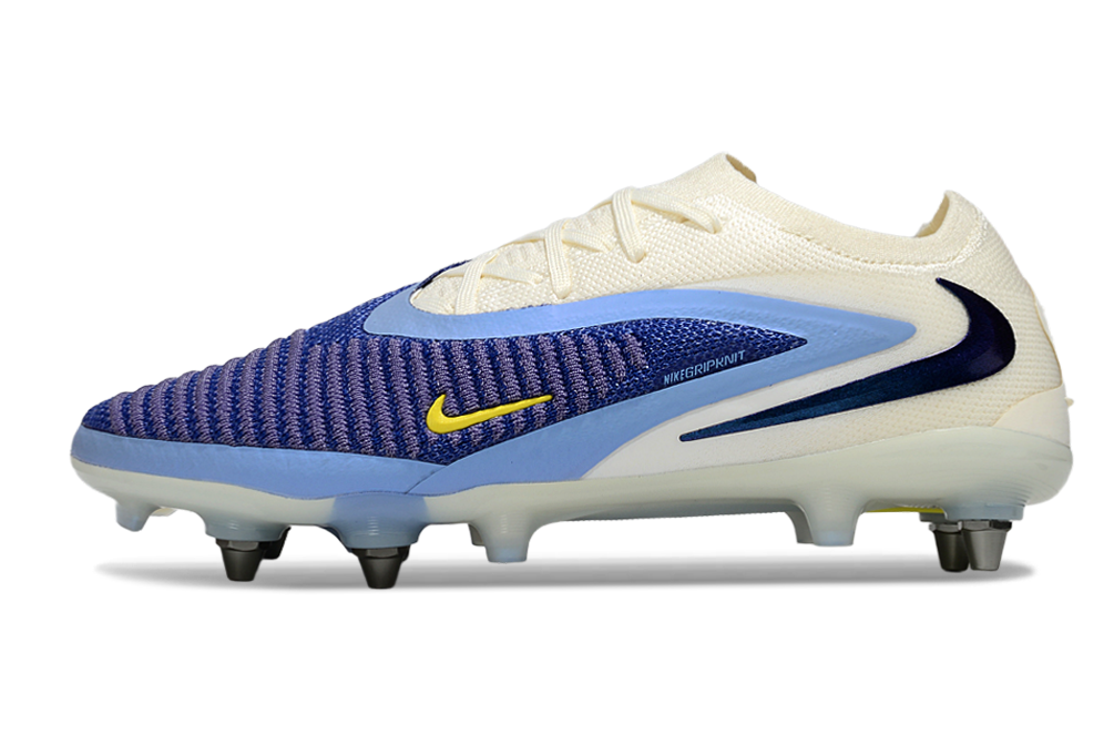 Tacos de Fútbol Nike Phantom GX 2 Elite SG - Beige / Azul (Césped Natural / Soft Ground)