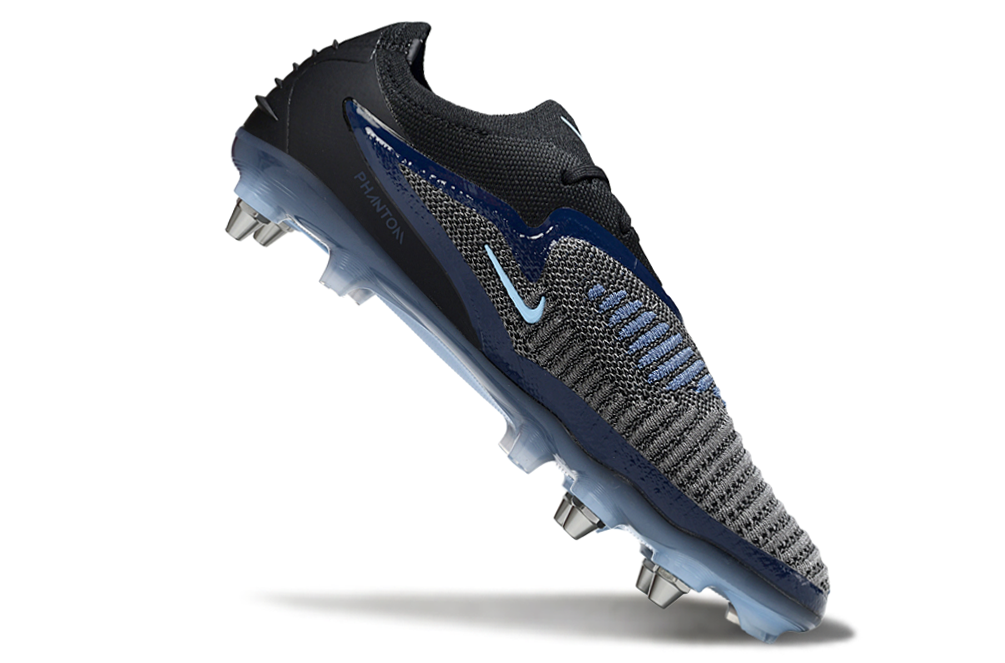 Tacos de Fútbol Nike Phantom GX 2 Elite SG - Negro / Azul (Césped Natural / Soft Ground)