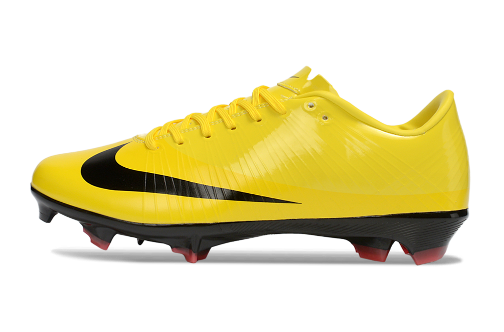 Tacos de Fútbol Nike Mercurial FG - Amarillo / Negro (Césped Natural / Firm Ground)