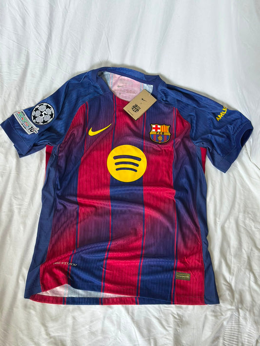 Camiseta Barcelona 1 2025 #10 Lamine Yamal Versión Jugador