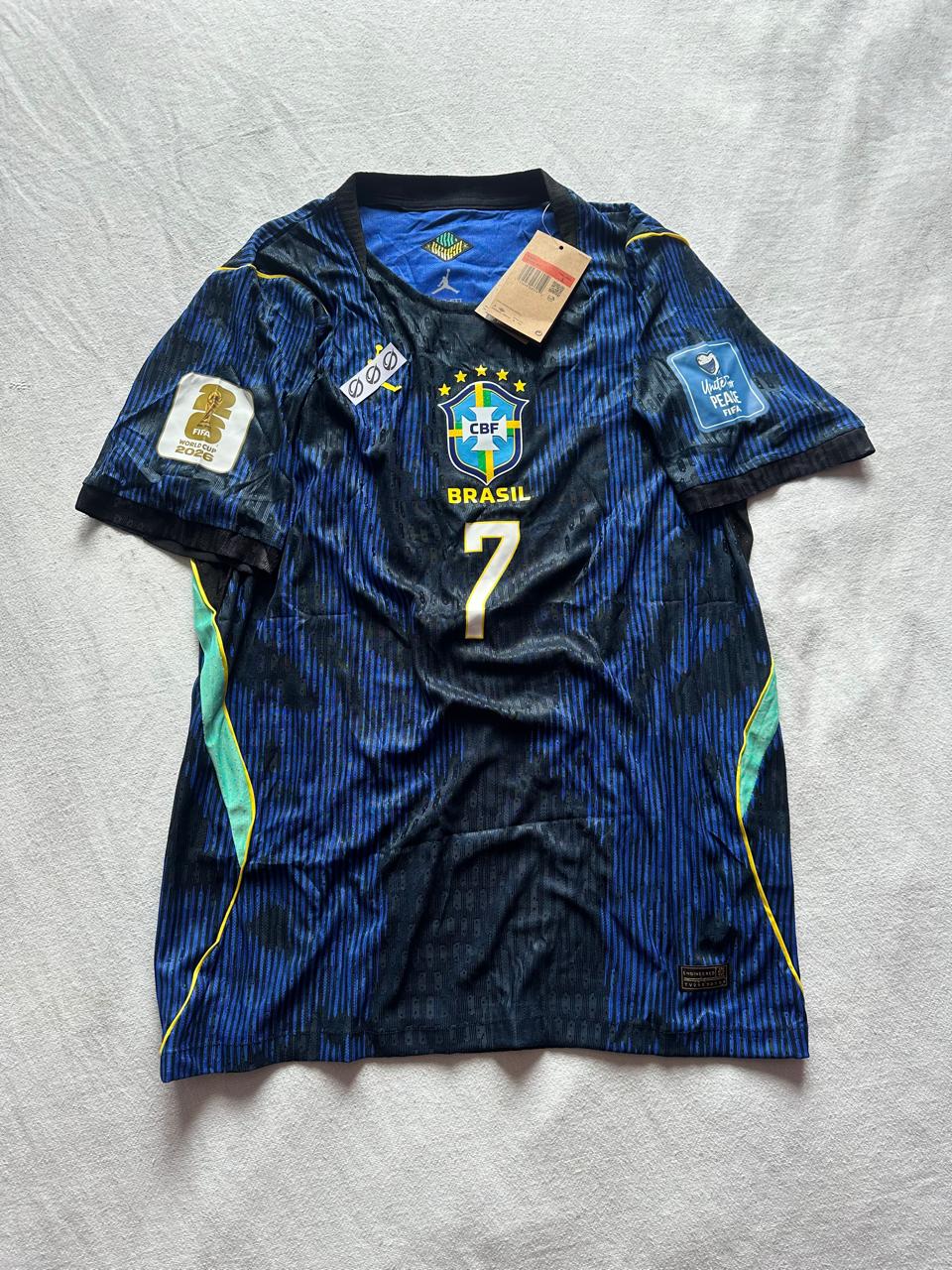 Camiseta Brasil 2026 #7 Vini Jr. Versión Jugador